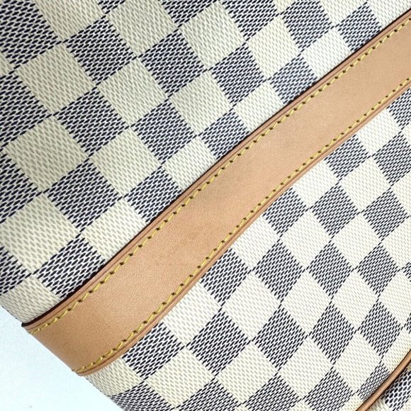 LOUIS VUITTON Damier Azur KeepallBandouliere 45 Duffle Bag Unused - Picture 12 of 16